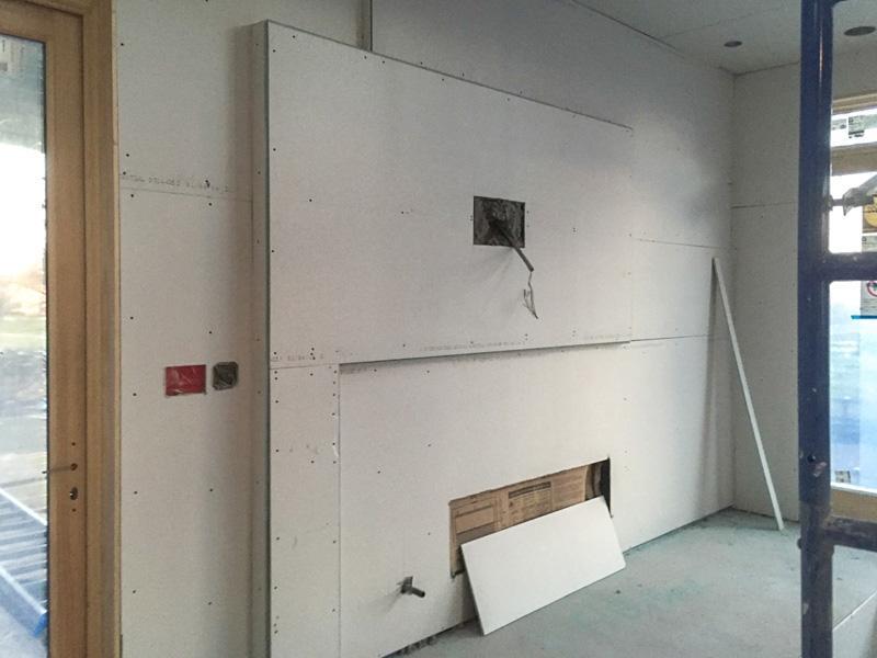 Drywall Stage in "Modern Farm House" EcoSmart Home