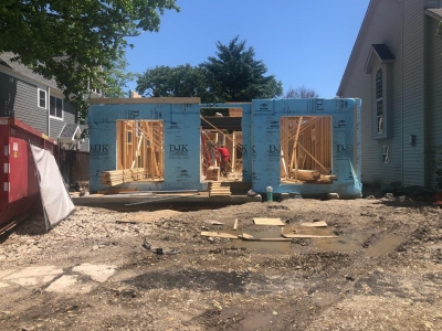 Framing And Window Installation Stage - Addison IV Eco-Smart Model Home 00002.