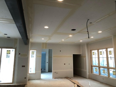 Drywall Installation Stage - Addison IV Eco-Smart Model Home 00004.