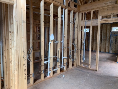 Rough Mechanical And Plumbing Stage - Addison IV Eco-Smart Model Home 00017.