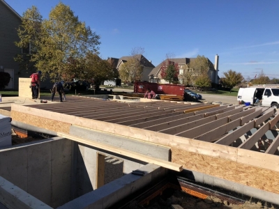 Framing Stage - Installation Of Advantech Subfloor - 2.