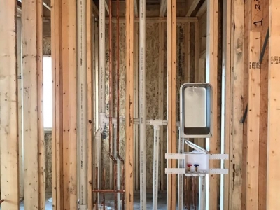 Rough Mechanical And Plumbing Stage - Addison IV Eco-Smart Model Home 00004.