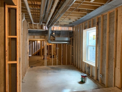 Rough Mechanical And Plumbing Stage - Addison IV Eco-Smart Model Home 00027.