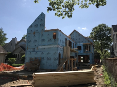 Framing And Window Installation Stage - Addison IV Eco-Smart Model Home 00007.