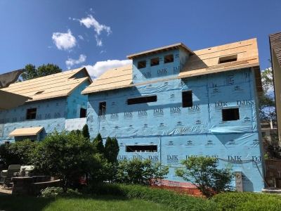 Framing And Window Installation Stage - Addison IV Eco-Smart Model Home 00009.