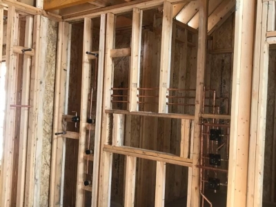 Rough Mechanical And Plumbing Stage - Addison IV Eco-Smart Model Home 00003.