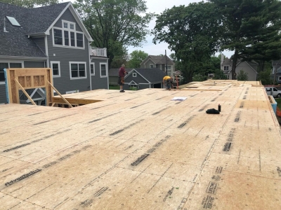 Framing And Window Installation Stage - Addison IV Eco-Smart Model Home 00001.