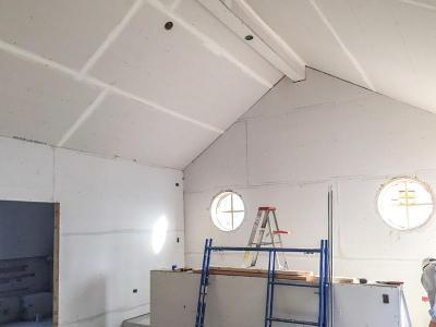 DJK %22Modern Farm House%22 Eco-Smart Home Drywall Stage 19